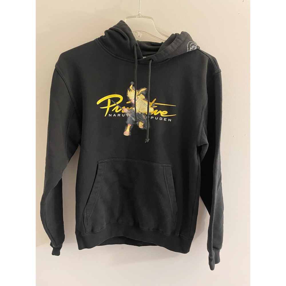 Primitive Naruto Shippuden Hoodie Mens Medium Black Graphic Pullover Kurama